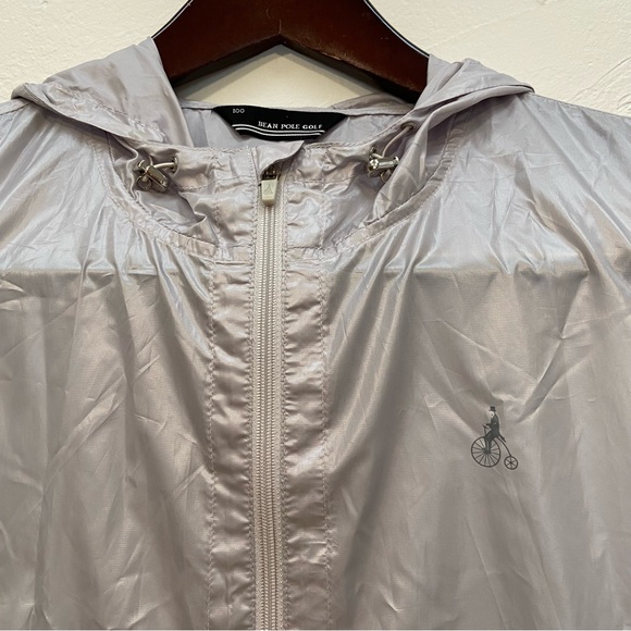 BEAN POLE GOLF SILVER METALLIC LIGHTWEIGHT HOODED GOLF TENNIS SLEEVELESS VEST - Picture 6 of 16